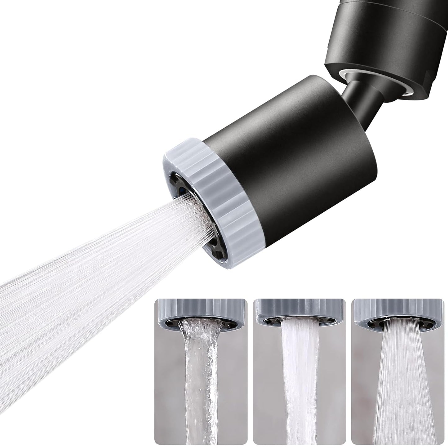 1080° Rotating Faucet Extender | 3 Spray Modes & Universal Fit