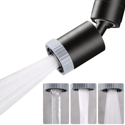 1080° Rotating Faucet Extender | 3 Spray Modes & Universal Fit