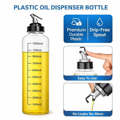 Auto Flip Olive Oil Bottle Dispenser, Limited Edition kitchen accessory, 500ML, drip-free spout, easy to use.