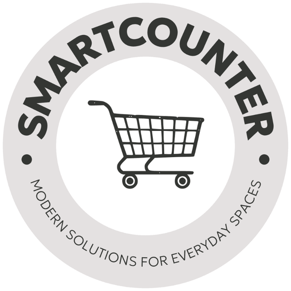 SmartCounter logo with a shopping cart icon on a white background